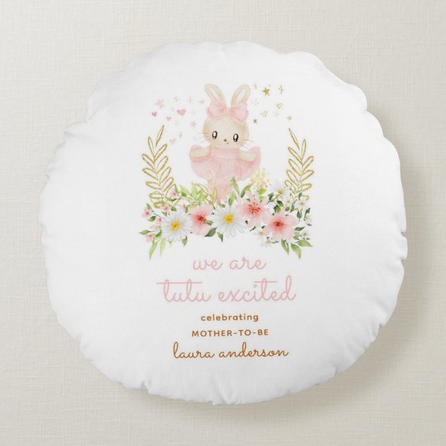 Coussins Ronds "Sphère de lutte : La pilule ronde Tita Baby (Devant)