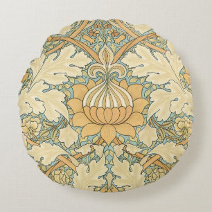 Coussins Ronds St. James par William Morris, Acanthus Feuille