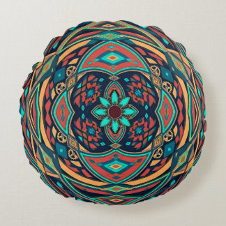 Coussins Ronds Steampunk tribal
