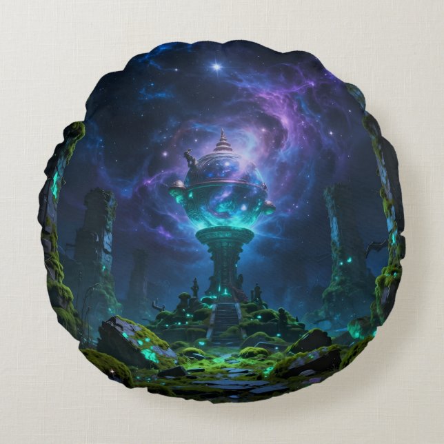 Coussins Ronds Sternenpfad – Reise durch das Universum (Devant)