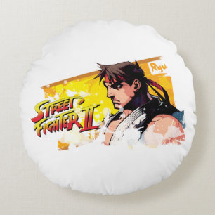 Coussins Ronds Street Fighter II Ryu 2