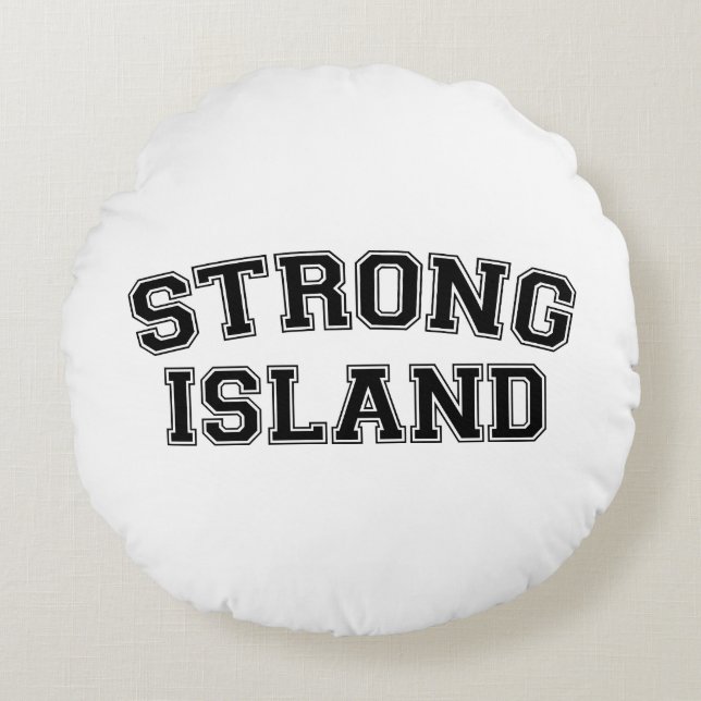 Coussins Ronds Strong Island, NYC, États-Unis (Devant)