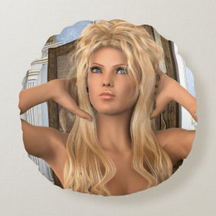 Coussins Ronds Style victorien du matin vintage