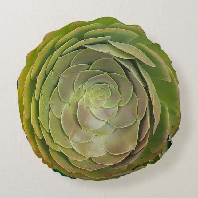 Coussins Ronds Succulent Rose Shape (Dos)