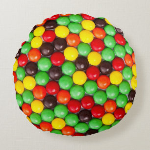 Coussins Ronds Sucreries colorées