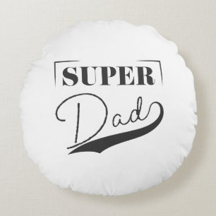 Coussins Ronds Super Dad