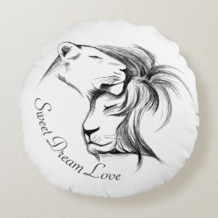Coussins Ronds Sweet Dream Love