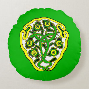 Coussins Ronds Symbole celtique