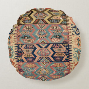 Coussins Ronds Tapis Kilim Turc Persan Tapisserie Antique Kilim