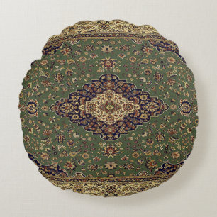 Coussins Ronds Tapis Oriental Perse Turc