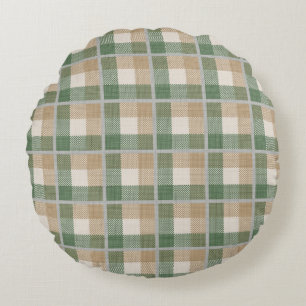 Coussins Ronds Tartan