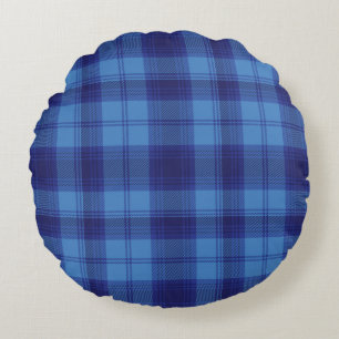 Coussins Ronds tartan mauve mackenzie noël écossais écossais