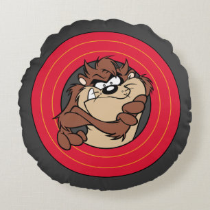 Coussins Ronds TAZ™ à travers les cercles LOONEY TUNES™