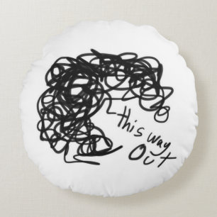 Coussins Ronds This Way Out—> lancer l'oreiller   Collection THRI
