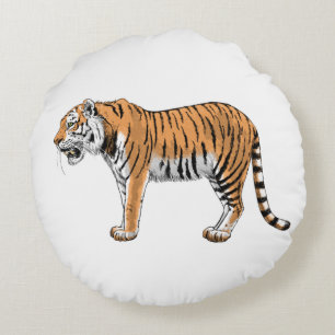 Coussins Ronds Tigre