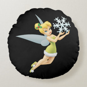 Coussins Ronds Tinkerbell   Christmas Snowflake