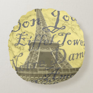 Coussins Ronds Tour Eiffel France