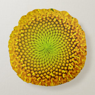Coussins Ronds tournesol