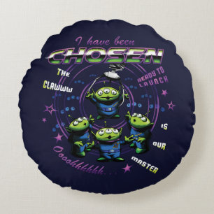 Coussins Ronds Toy Story  Rétro "J'ai été choisi" Aliens