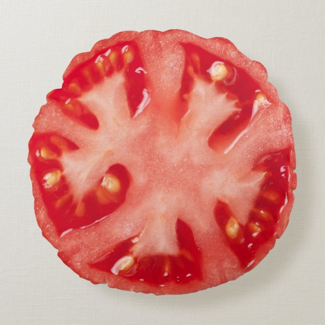 Coussins Ronds Tranche de tomate (Devant)