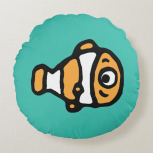 Coussins Ronds Trouver Dory Caricature Nemo