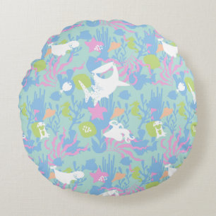 Coussins Ronds Trouver le Motif marin Dory Pastel