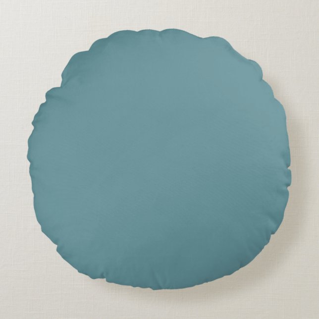 Coussins Ronds Turquoise Solid Color, Modern, Lovely, Simple (Devant)
