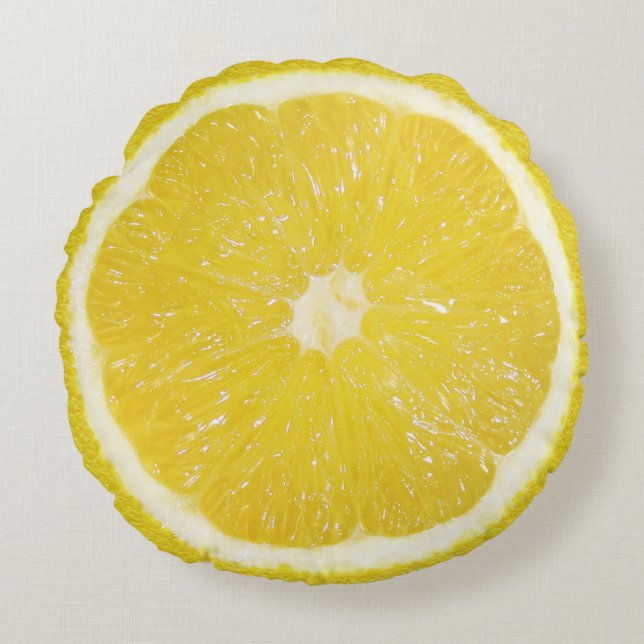 Coussins Ronds Tutti Frutti Lemon (Devant)