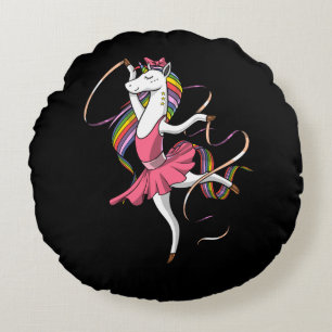 Coussins Ronds Unicorn Ballerina