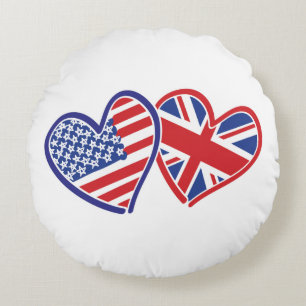 Coussins Ronds USA—Royaume-Uni