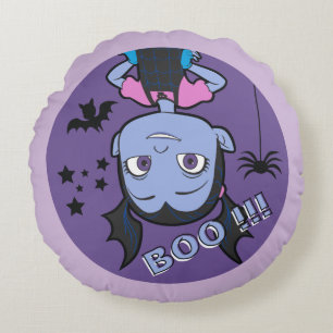 Coussins Ronds Vampirina  Insigne violet de Boo