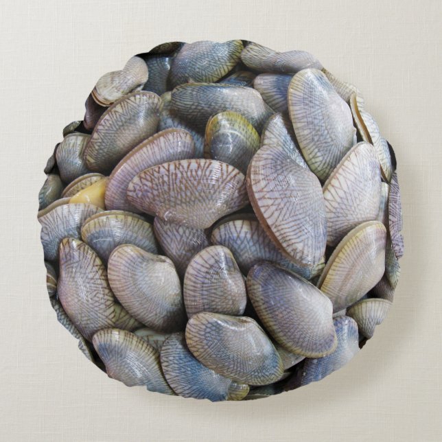 Coussins Ronds Venus Clam [ห อ ย ล า ย] (Devant)