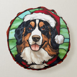 Coussins Ronds Verre de montagne bernois Noël