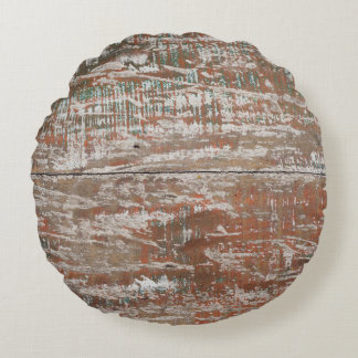 Coussins Ronds Vieux bois vintage texture background abstract, ma