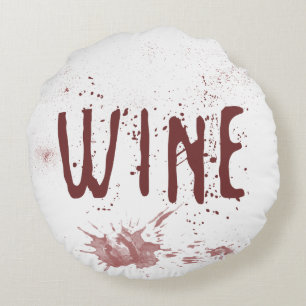 Coussins Ronds Vin