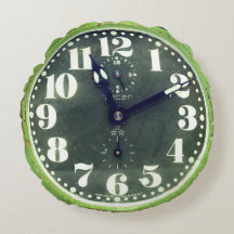 Vintage Russe Shabby Vert Horloge Vieux Temps Rétr