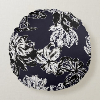 Coussins Ronds Vintage seamless pattern flowers and floral patter