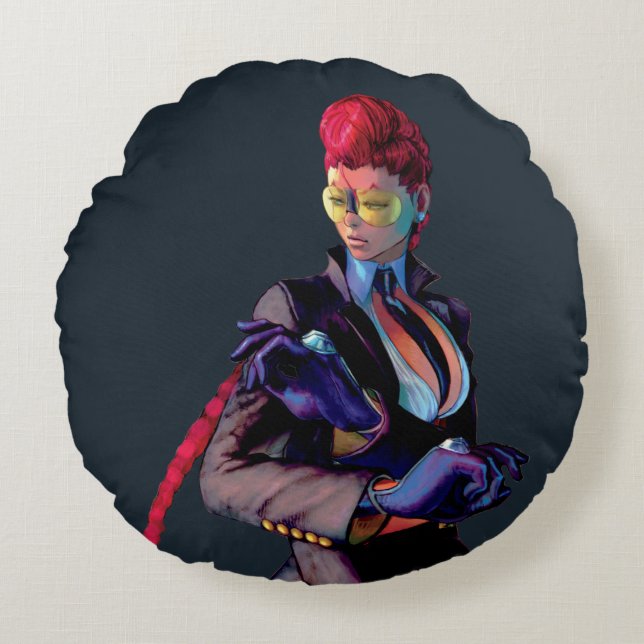 Coussins Ronds Vipère prête à bloquer (Devant)