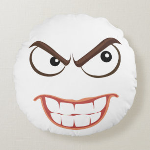 COUSSINS RONDS VISAGE SINISTRE