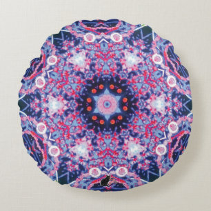 Coussins Ronds Vivid Kaleidoscope