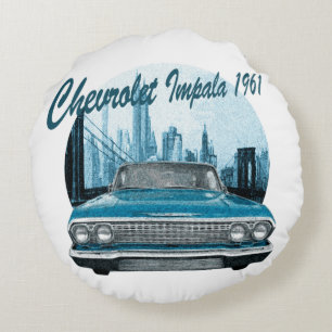 Coussins Ronds Voiture classique Chevrolet Impala 1961