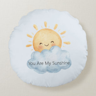 Coussins Ronds Vous êtes mon bonheur Soleil Nuage Heureux