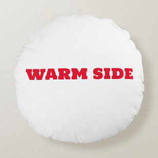 Coussins Ronds Warm Side Cool Side Reverable Pillow