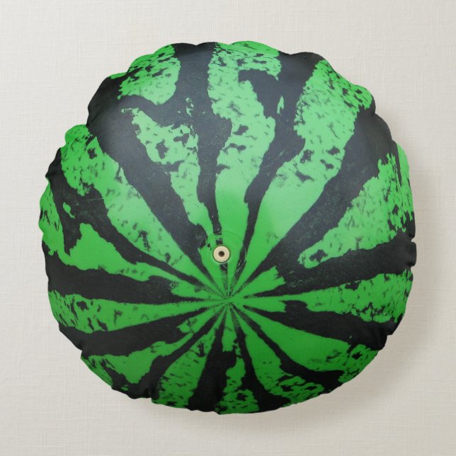 Coussins Ronds Watermelon Football / Soccer Ball (Devant)