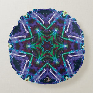 Coussins Ronds Weaver Kaleidoscope