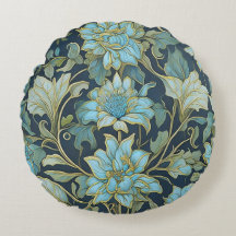 William Morris Fleurs Turquoises