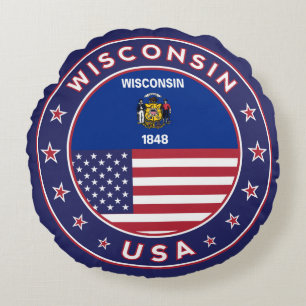 Coussins Ronds Wisconsin