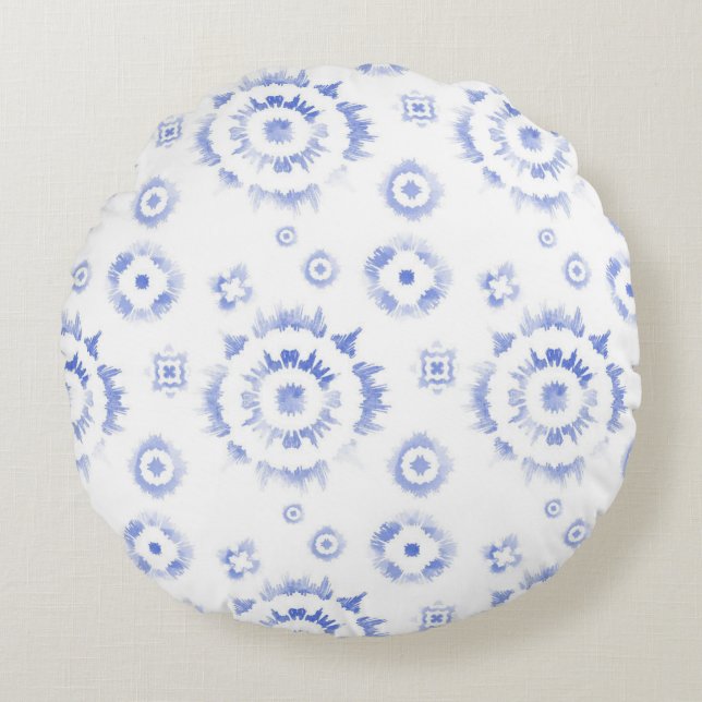 Coussins Ronds Wite colour ring pillow design  (Devant)