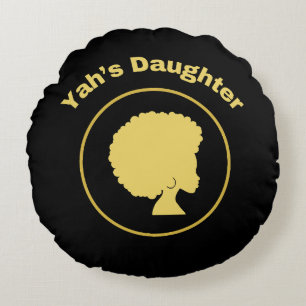Coussins Ronds Yah's Daughter Women's Graphic Design