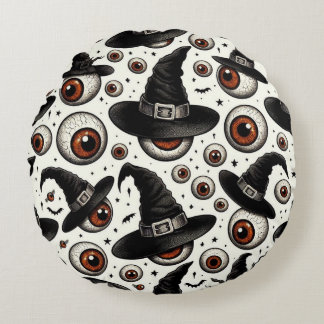Coussins Ronds Yeux de Sorcière